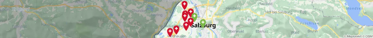 Kartenansicht für Apotheken-Notdienste in der Nähe von Wals-Siezenheim (Salzburg-Umgebung, Salzburg)